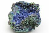 Vibrant Azurite and Malachite Crystal Association - China #215860-1
